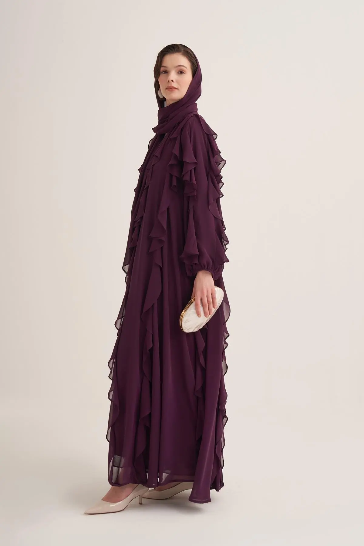Lola Abaya & Scarf – Purple, photo 3