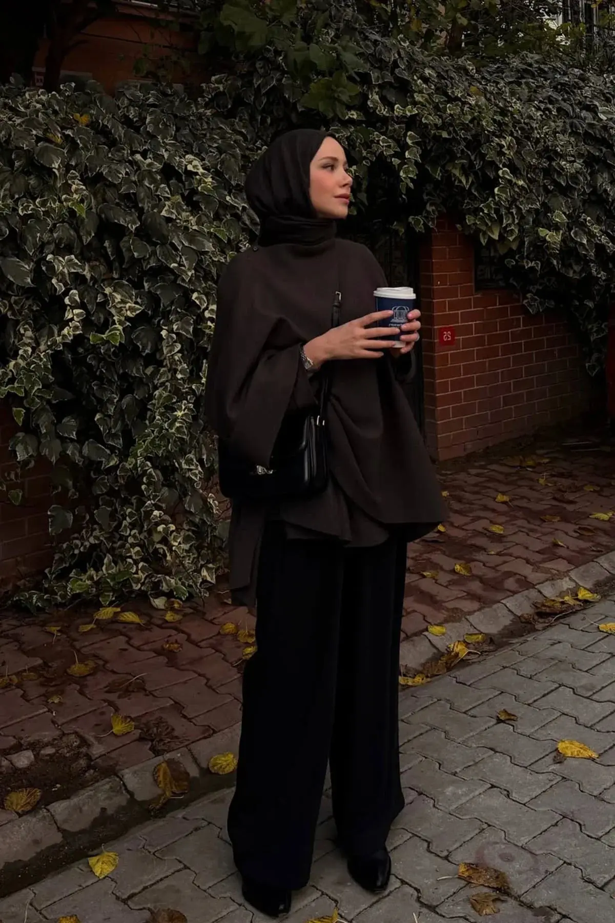 Feyza Hakyemez'in Tercihi Pileli Dökümlü Pantolon-Siyah, photo 2