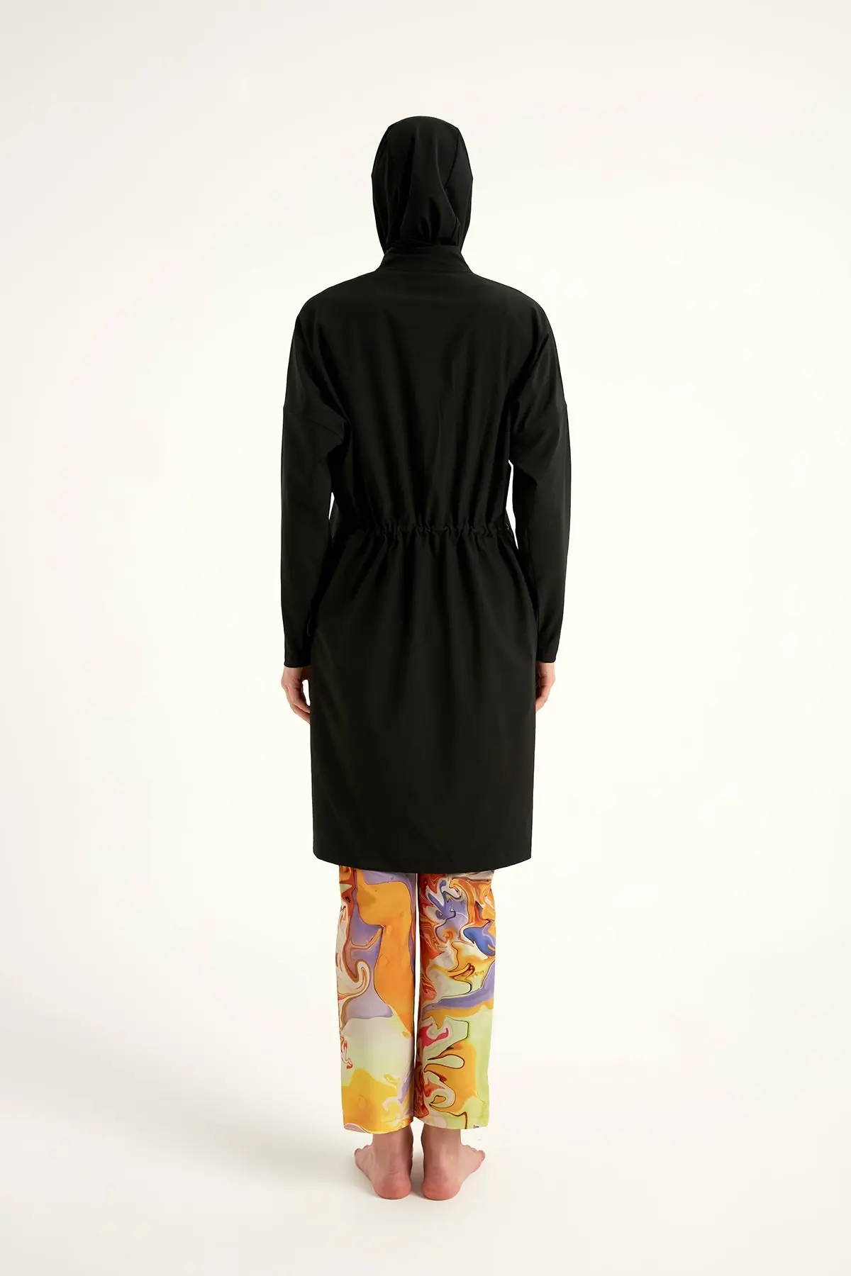 Black Full Coverage Swimwear Burkini Set M2525, photo 5