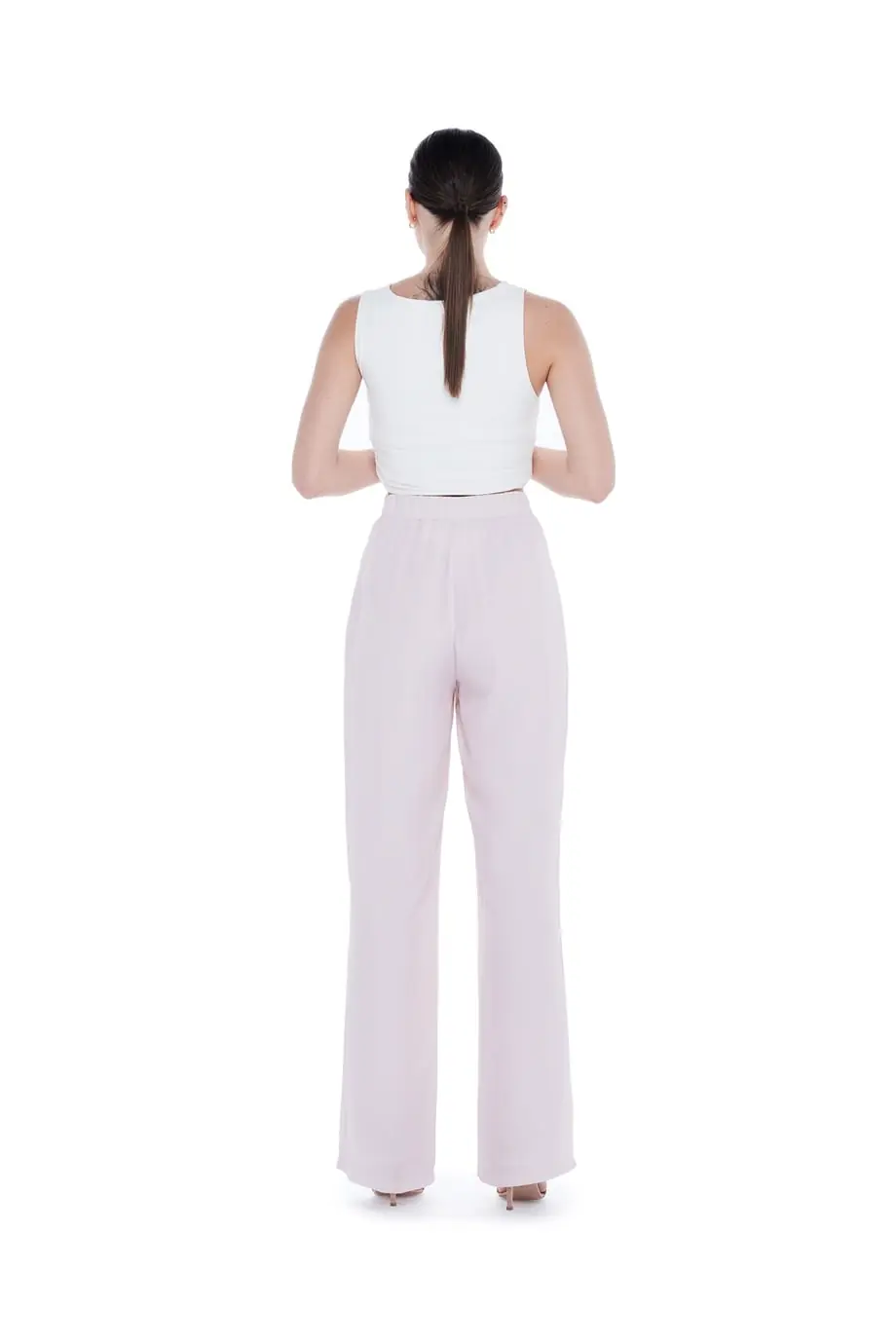 Budva Wide-Leg Trousers – Pink, photo 3