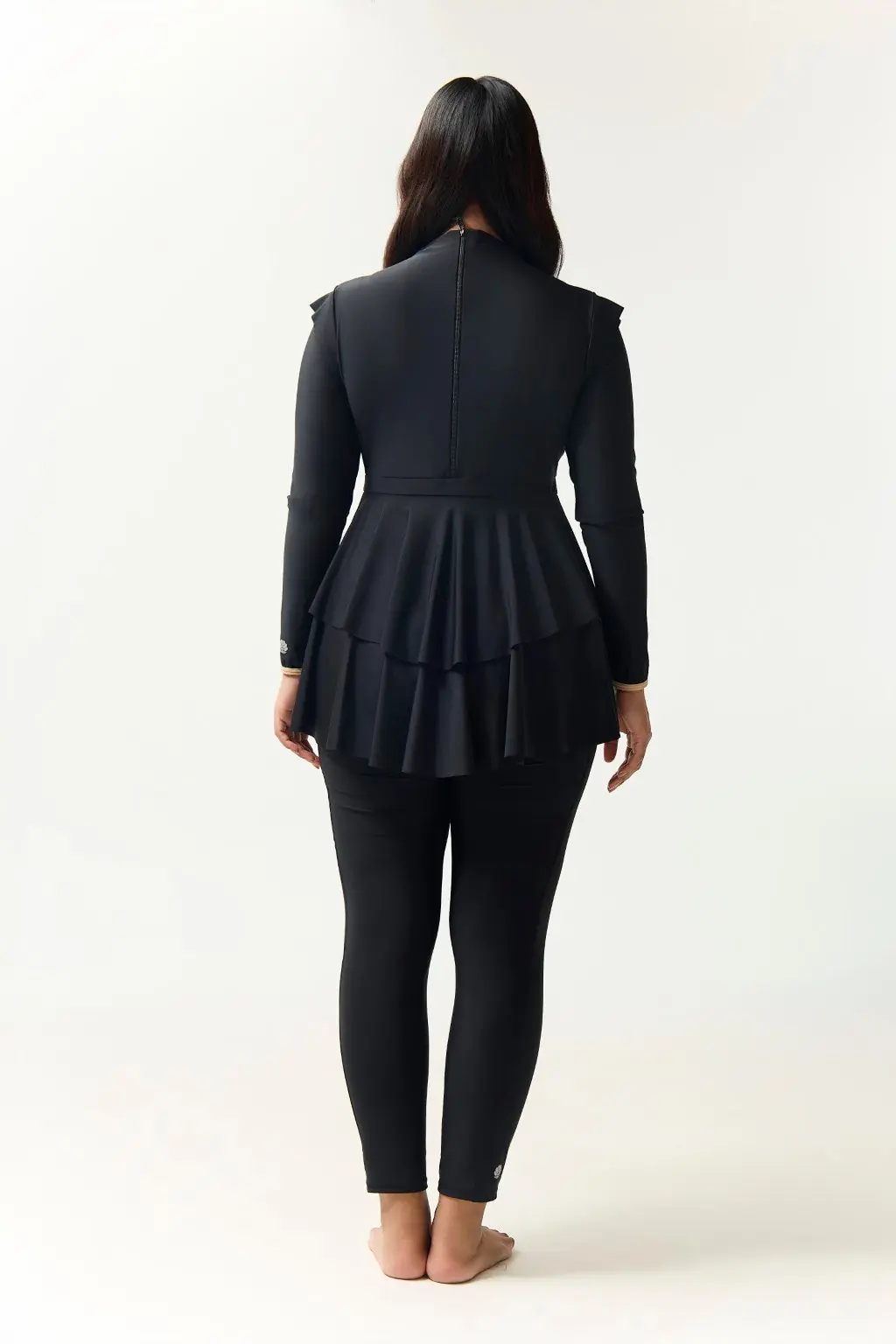 Serena Swim Dress - Black, photo 7