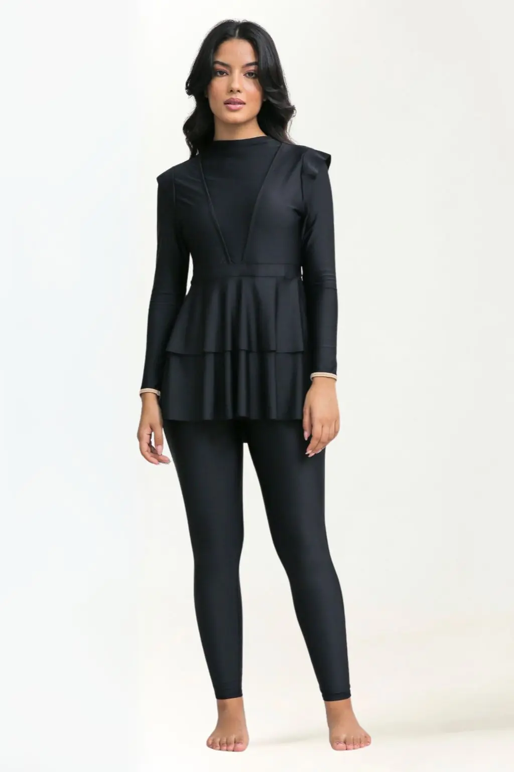 Serena Swim Dress - Black