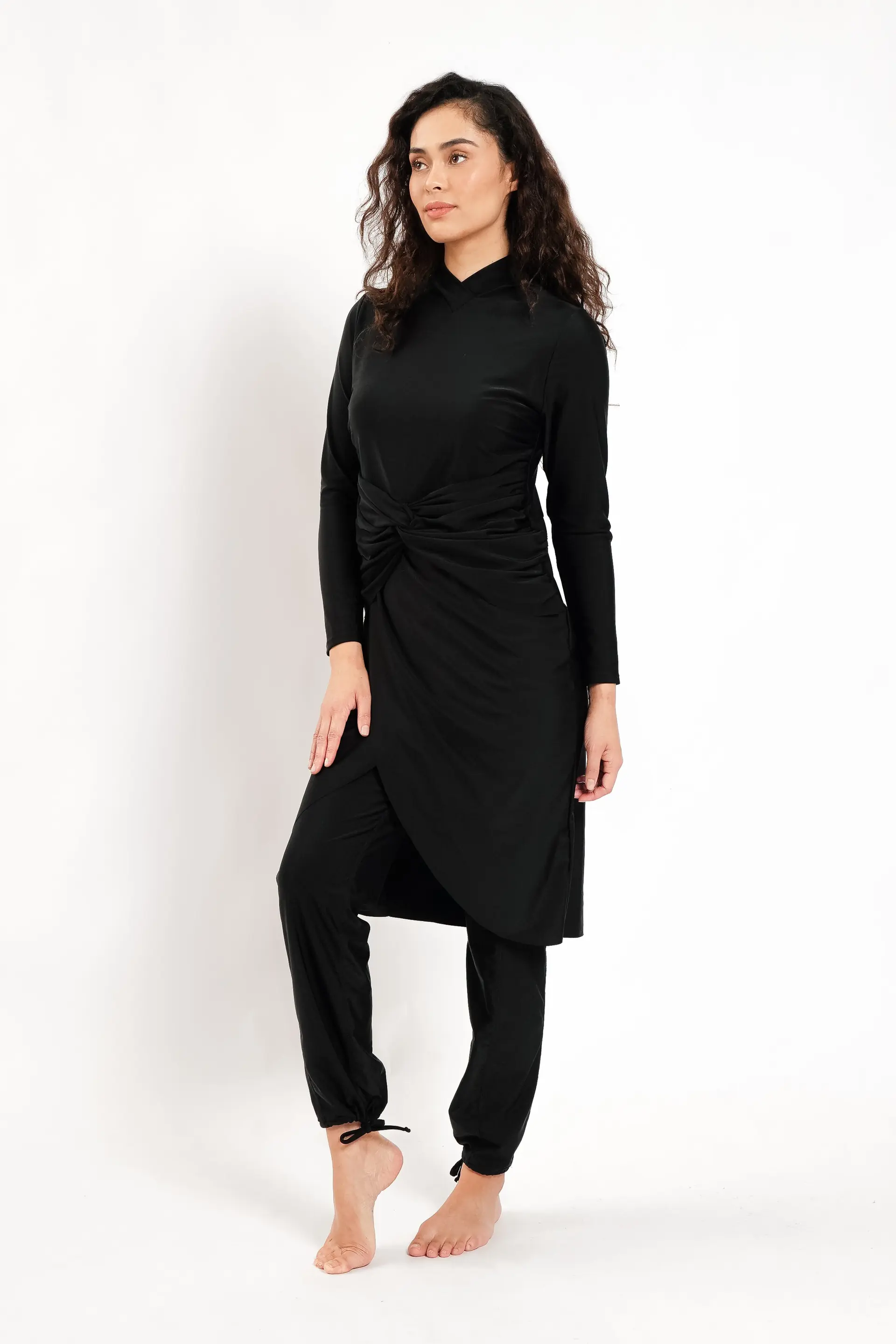Alba Swim Dress - Black, photo 5