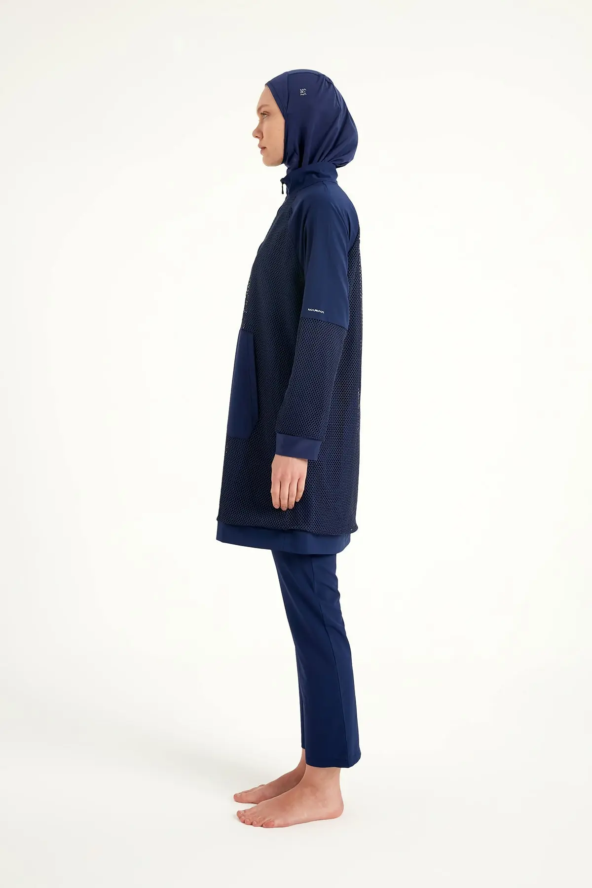 Navy Full Coverage Modest Swimwear Burkini Set M2534-2, photo 7