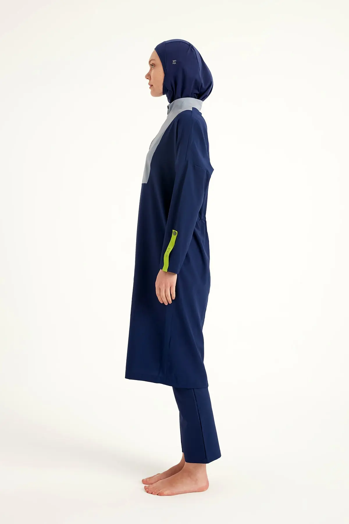 Full Coverage Modest Swimsuit Burkini - Navy, photo 7