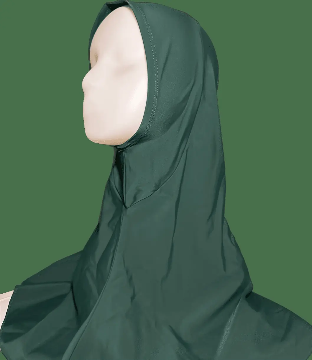 Swimming Pullover Hijab - Dark Green
