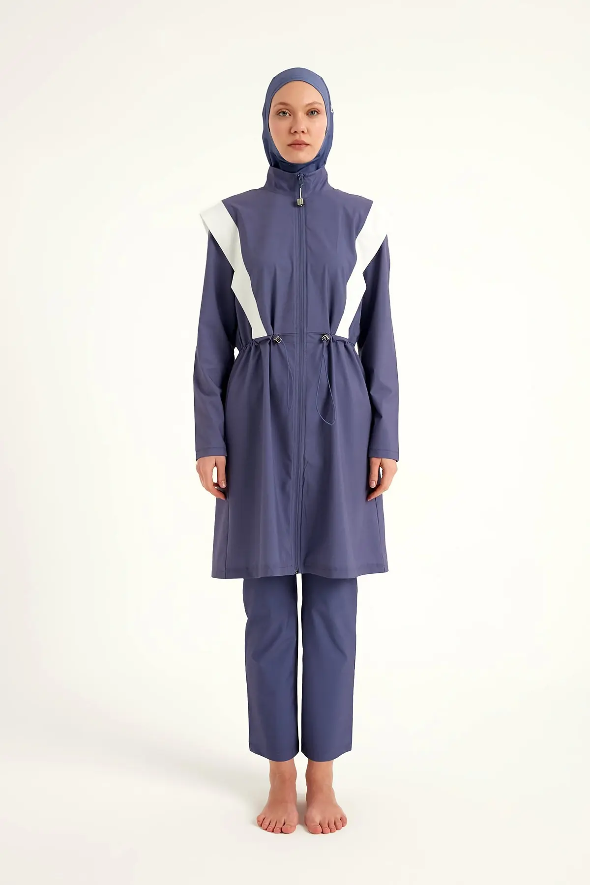 Marina Full Coverage Modest Swimsuit - Indigo, photo 6