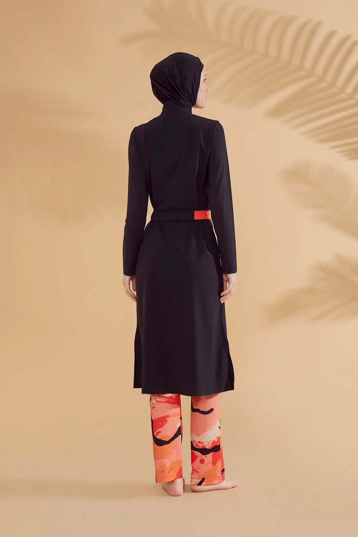 Woven Black Burkini Modest Swimwear M2311, photo 6