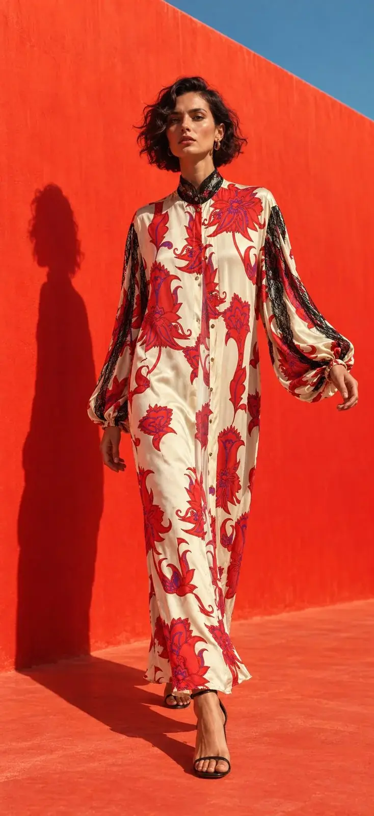 GLENDA abito in seta