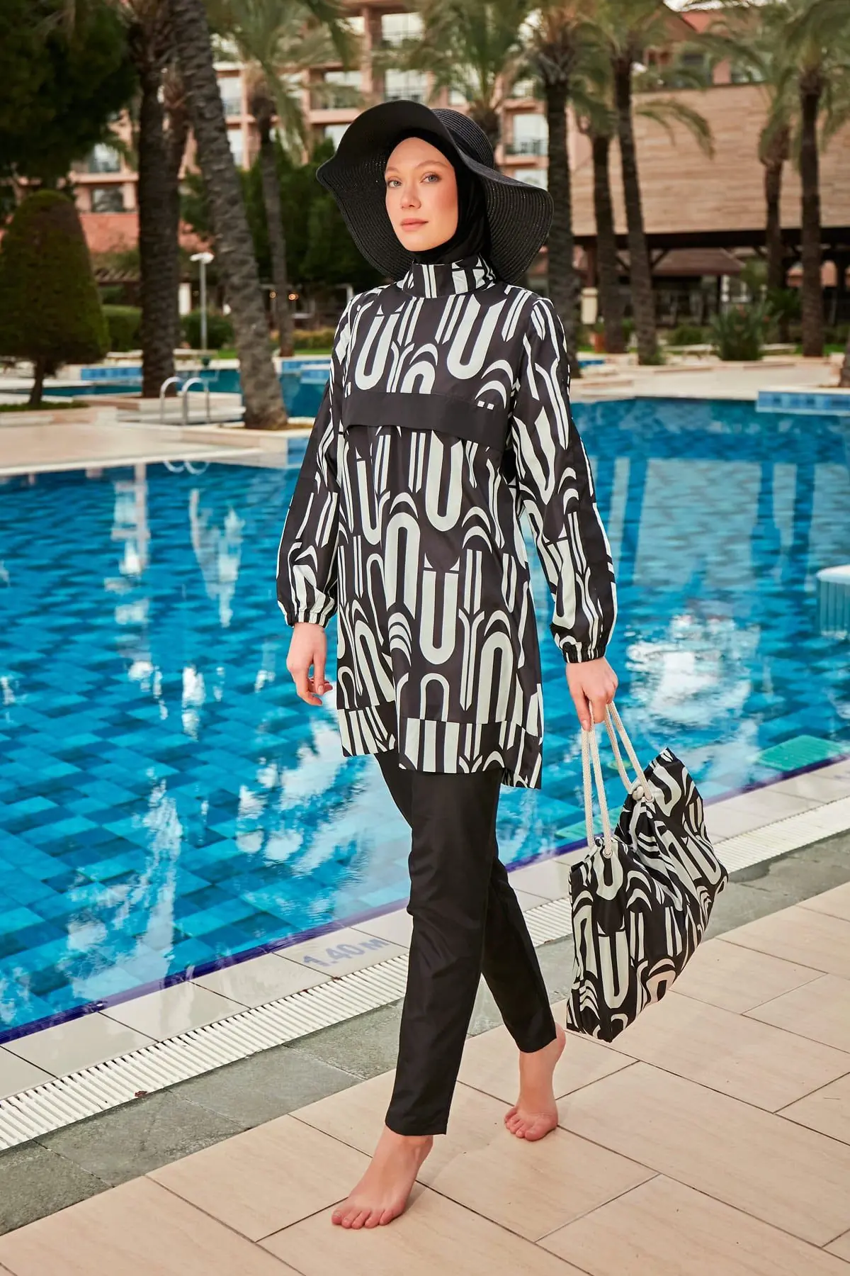 Colourful Burkini Modest Swimwear R2412, photo 5