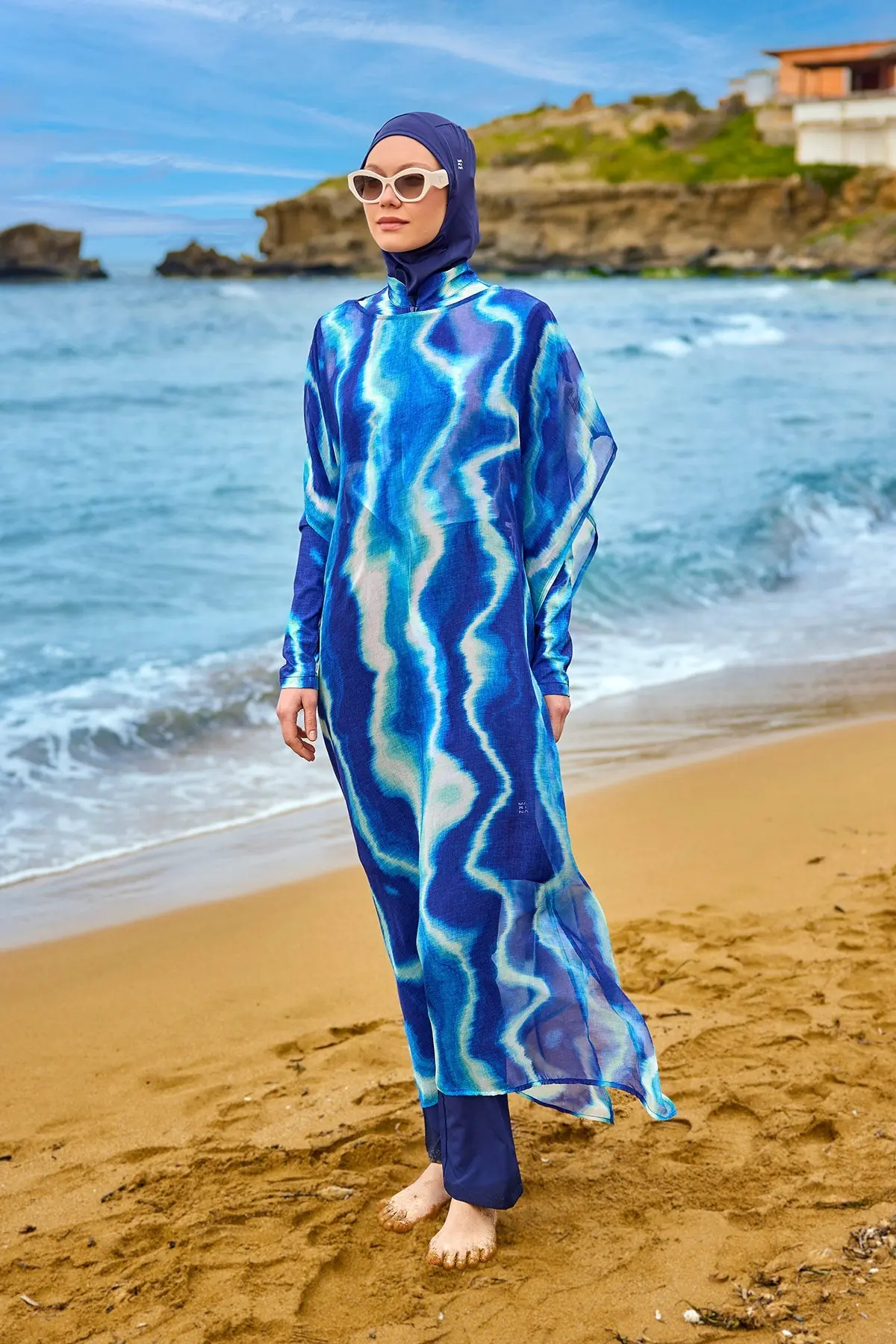 Marina Silky Pareo - Blue, photo 4
