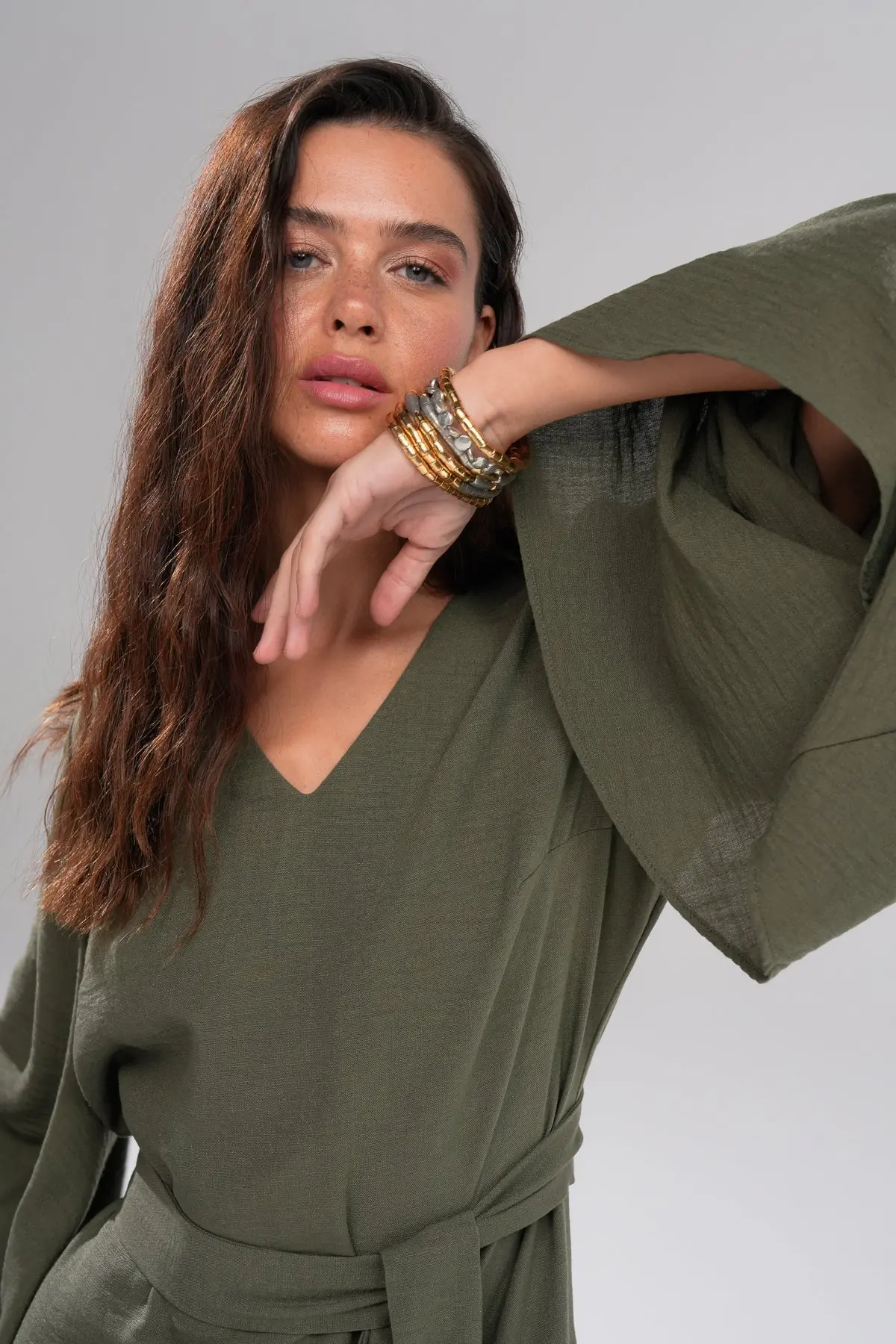 Dessert Sun Dress - Khaki, photo 3