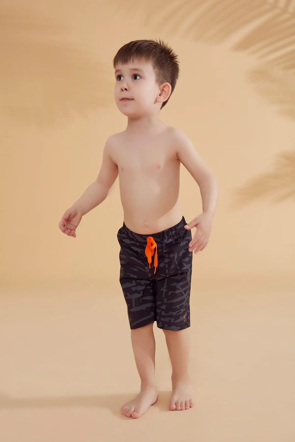 Woven Black Boys Shorts B2364, photo 4