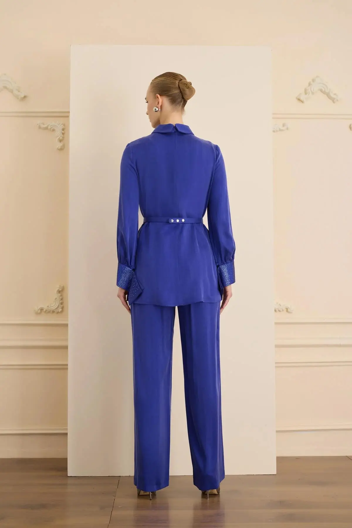 Splendid Embellished Collar Blouse – Sax Blue, photo 5