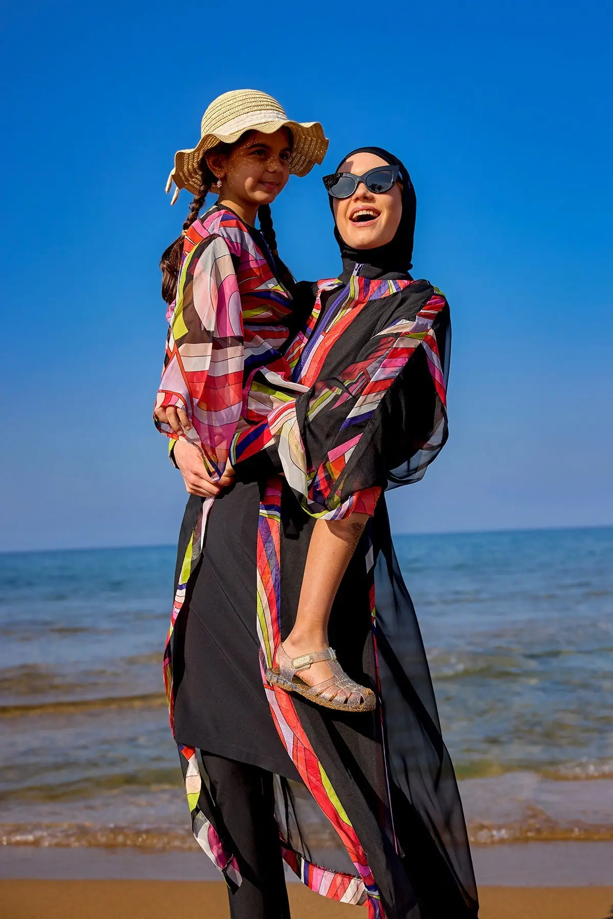 Black Full Coverage Swimwear Burkini Set M2510, photo 7