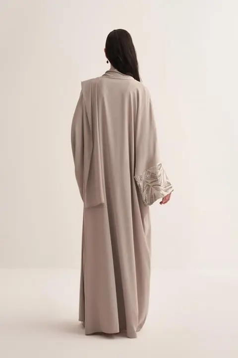Noha Abaya - Beige, photo 3