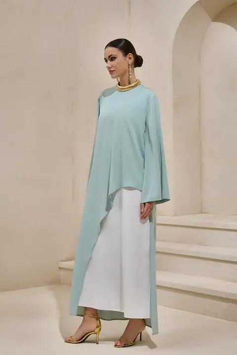 Double Dress Set - Mint Green