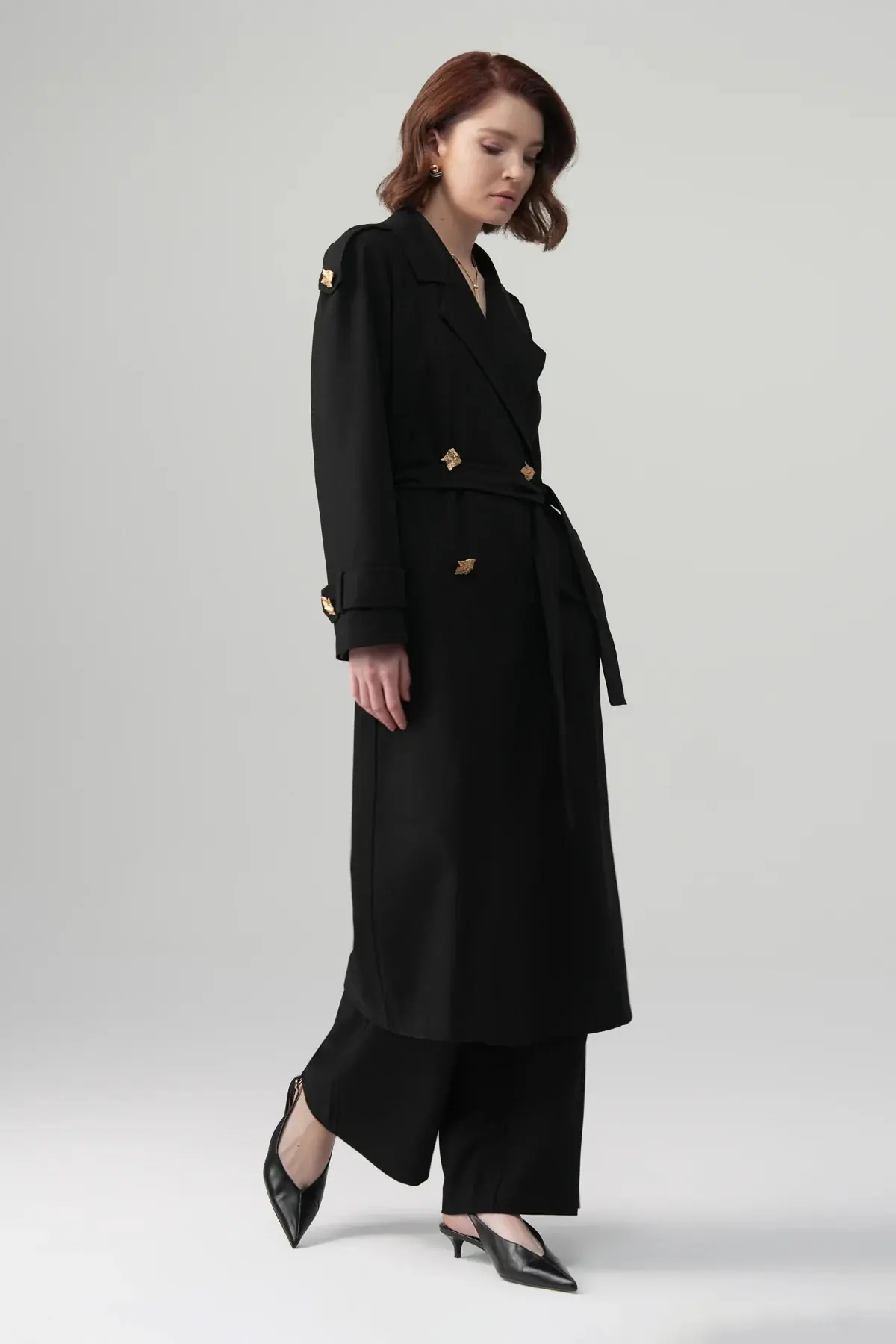 Lorin Long Jacket & Trousers Set – Black, photo 7
