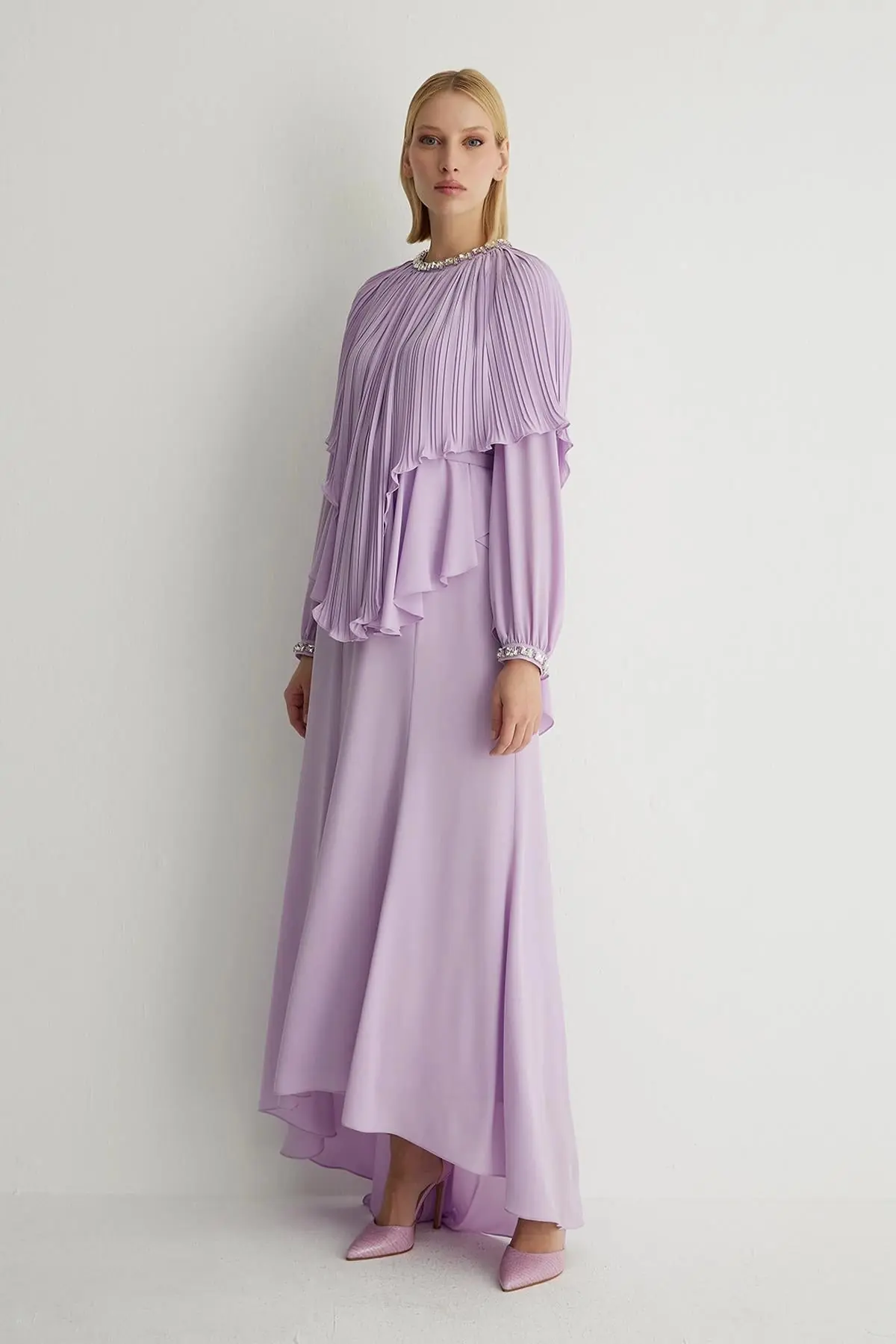 Plume Dress — Lila, photo 2