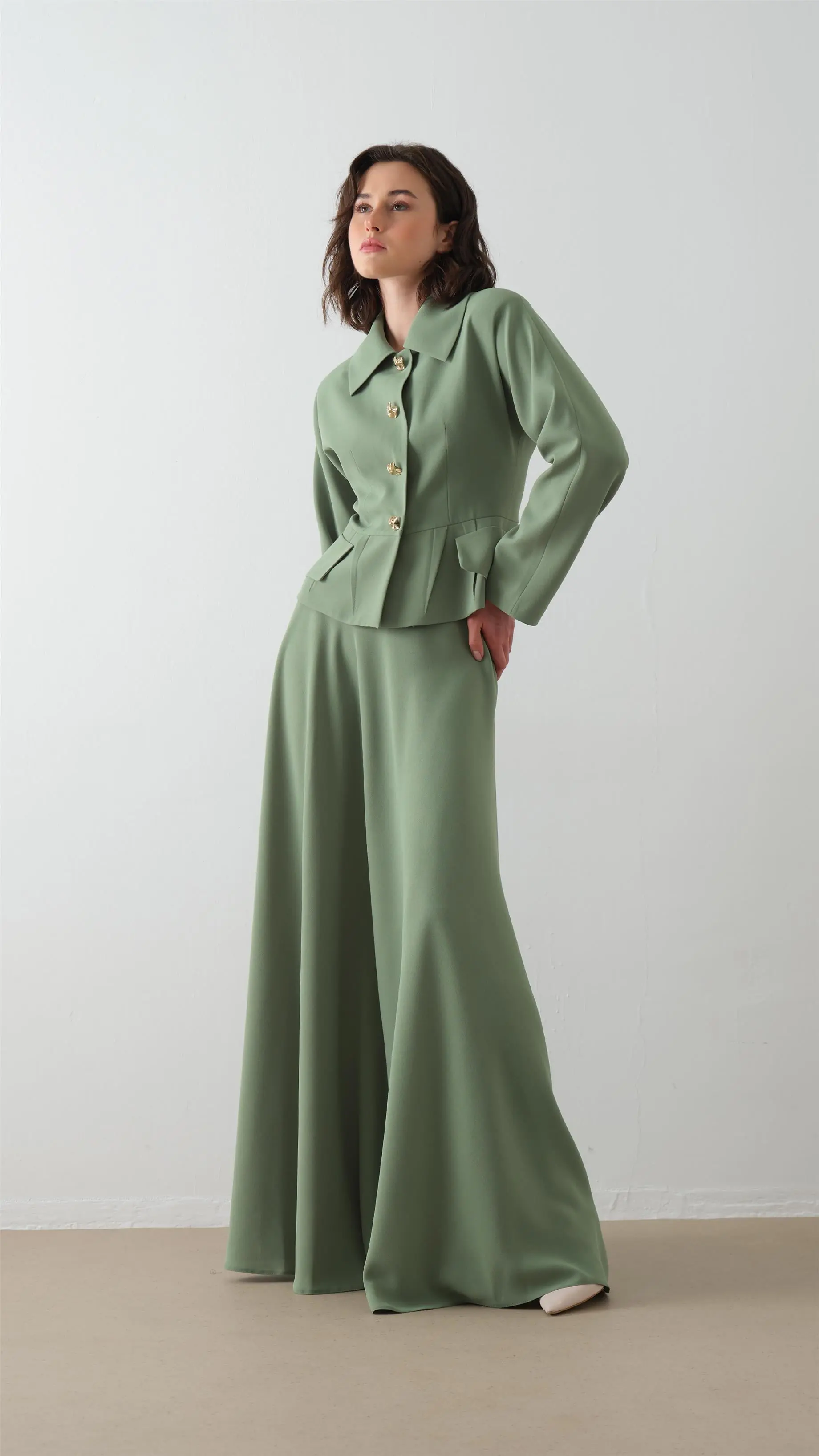 Jacket and Skirt Set - Green, photo 4