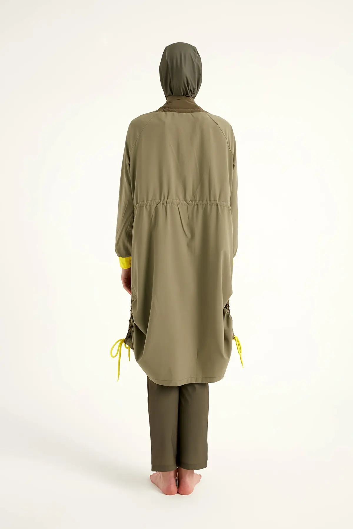 Khaki Full Coverage Swimwear Burkini Set M2524, photo 7