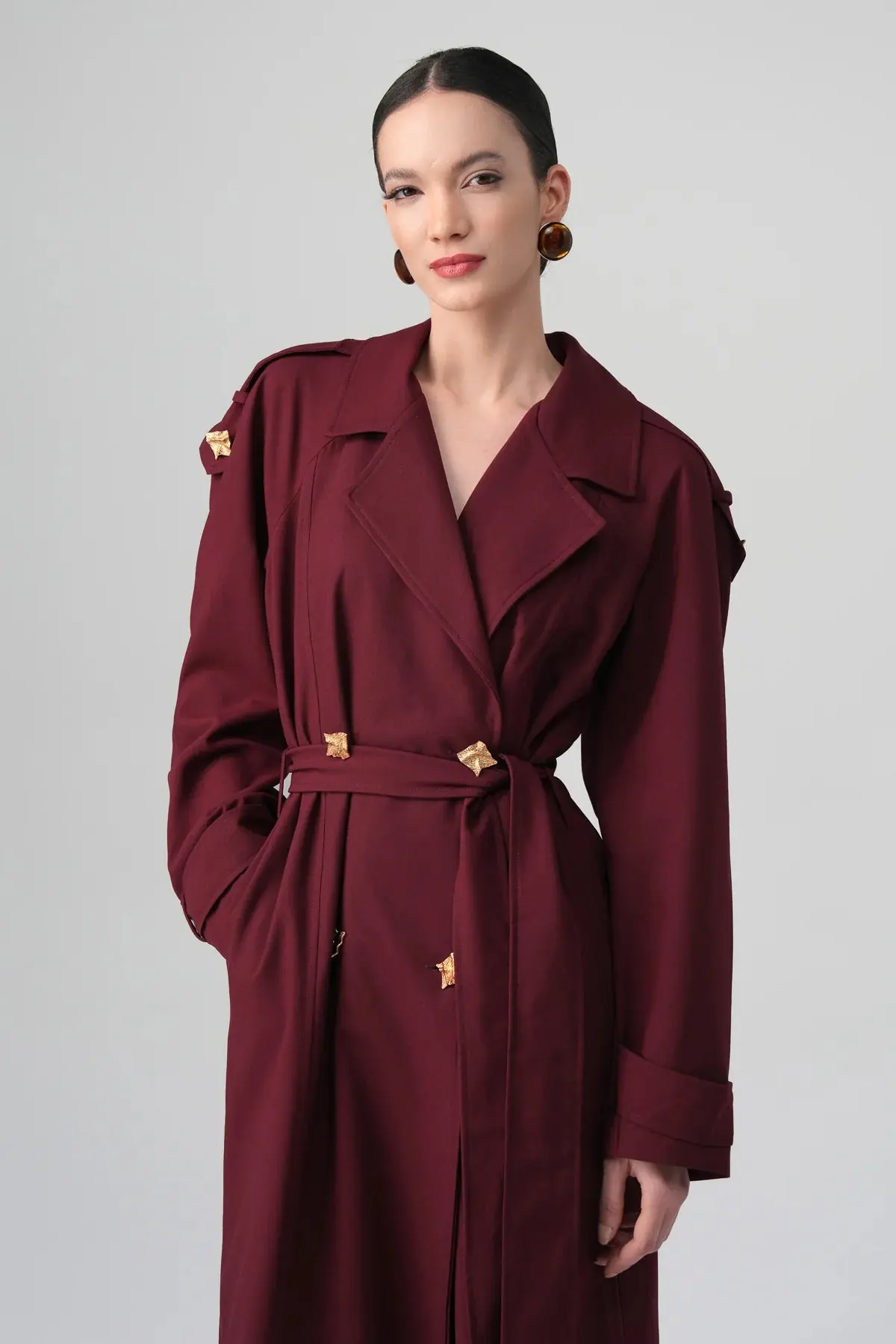 Lorin Long Jacket & Trousers Set – Bordeaux, photo 2