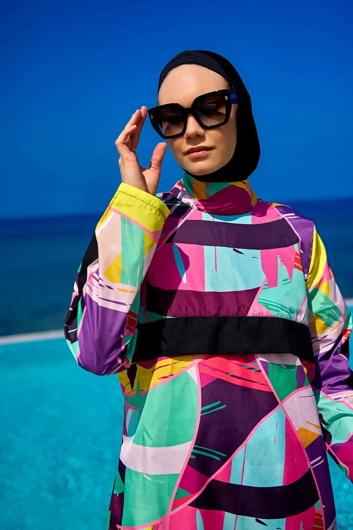 Rivamera Black Full Coverage Burkini Set for R2511, photo 2