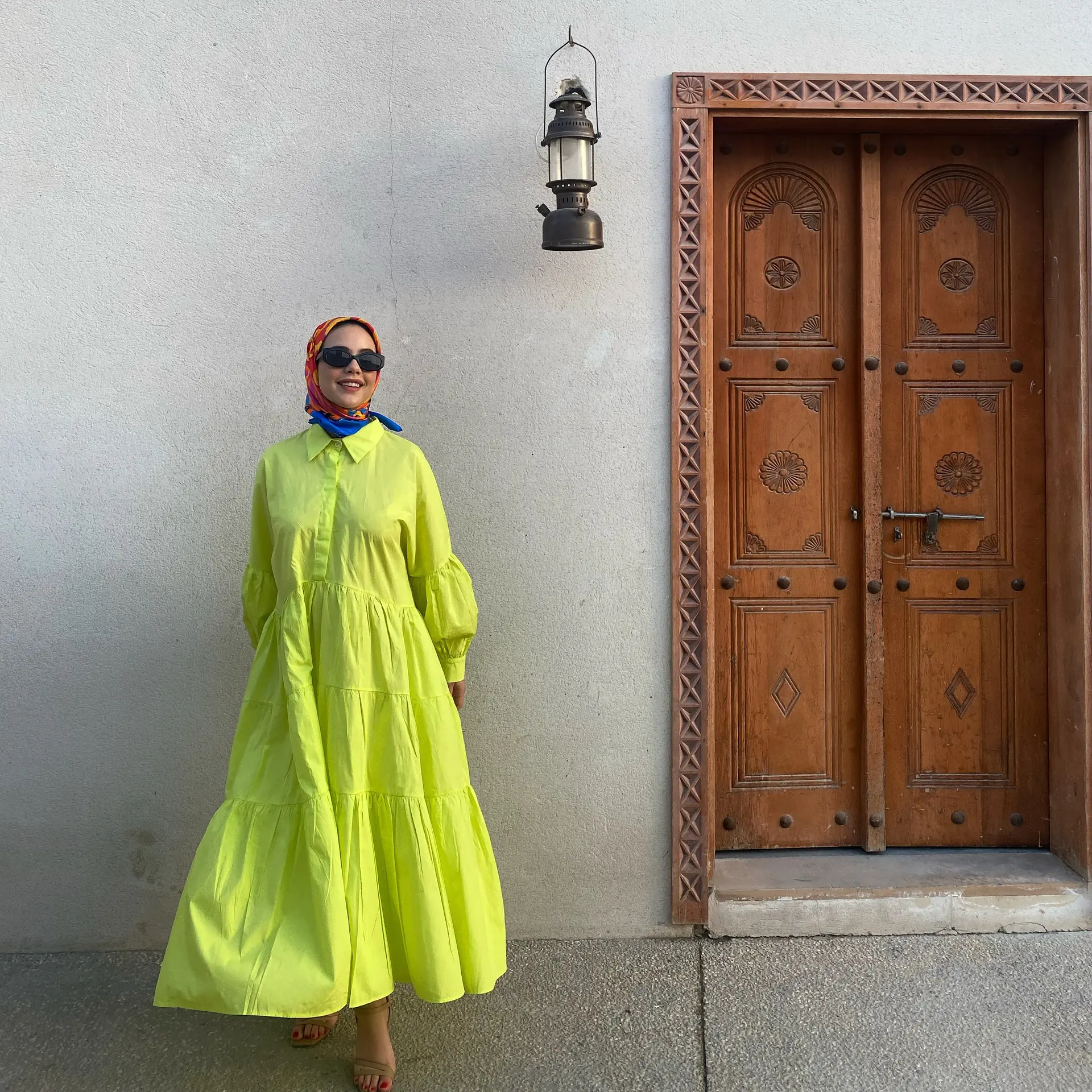 Cascade Cotton Maxi Dress with High-Low Hem, photo 3