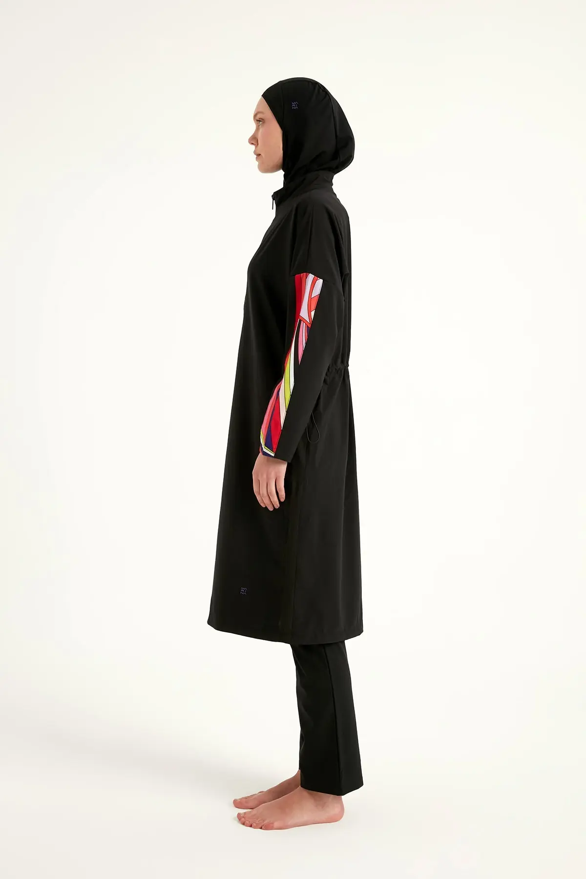 Black Full Coverage Swimwear Burkini Set M2510, photo 5