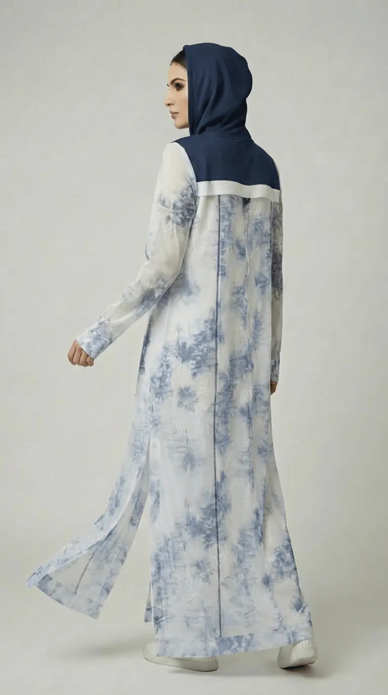 Azure Pavilion Movement Abaya (Limited Edition), photo 3