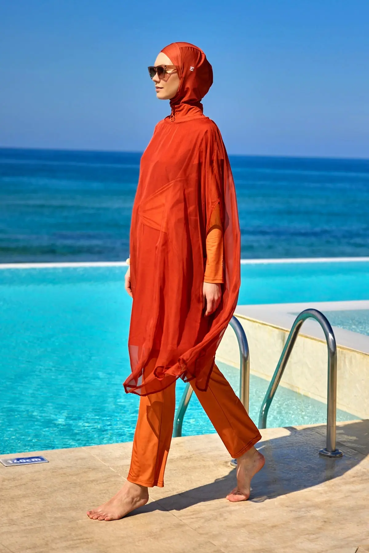 Marina Silky Pareo - Orange, photo 2