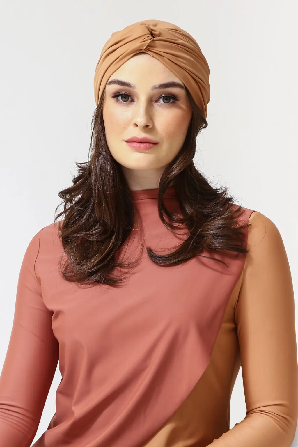 Swimming Turban - Sand, photo 2