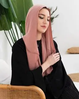 Blush Pink Hijab, photo 2