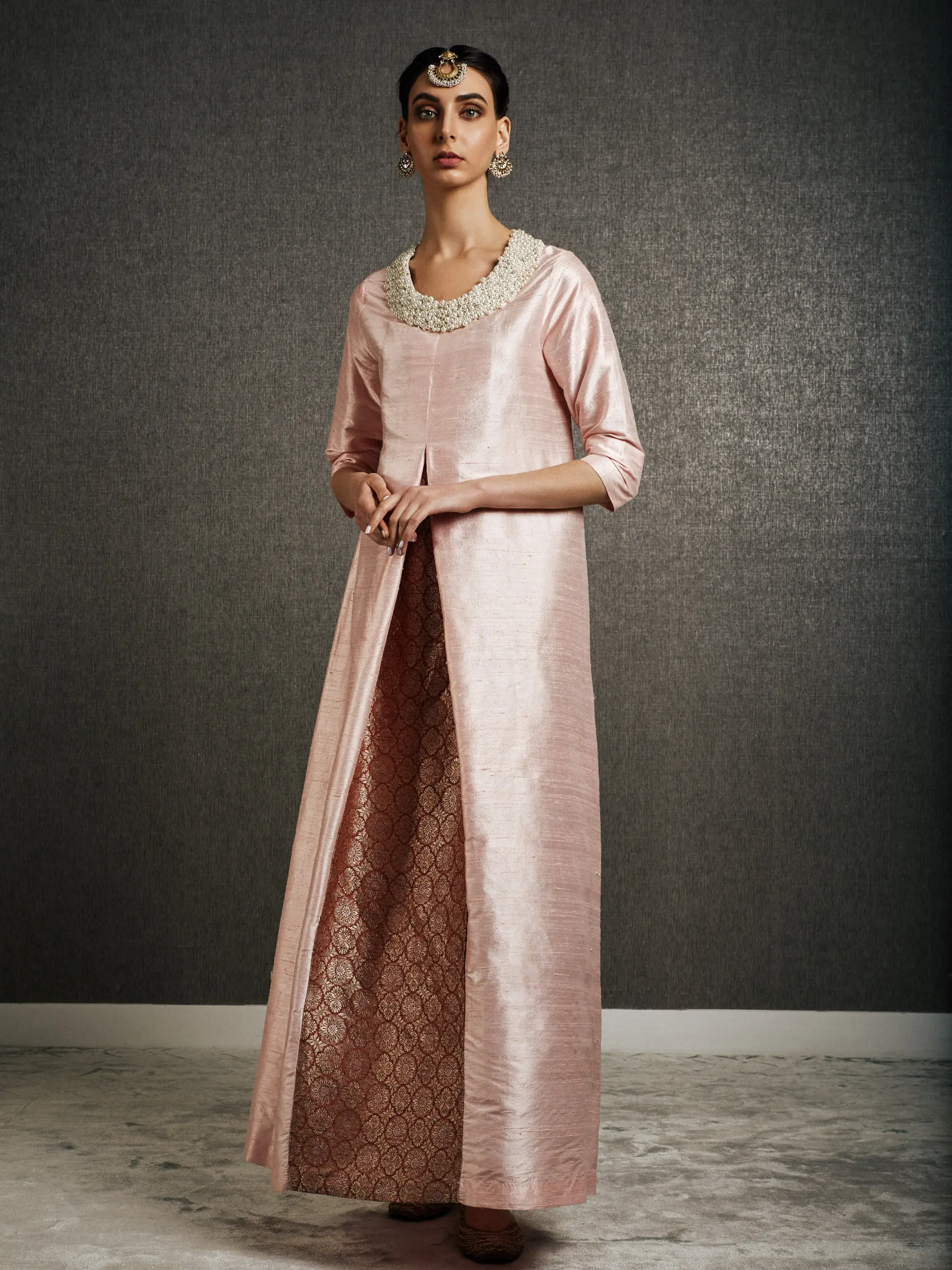 Tamara Maharani Kaftan – Powder Pink, photo 4