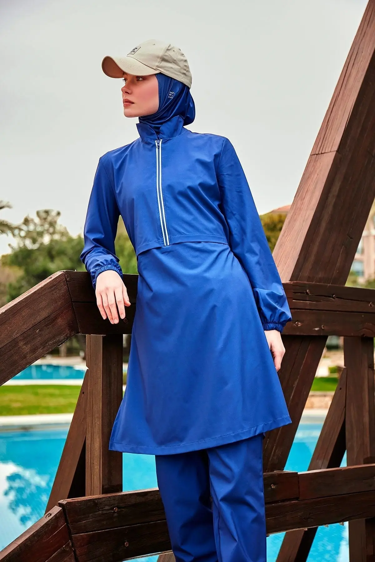 Woven Burkini Modest Swimwear M2435, photo 2