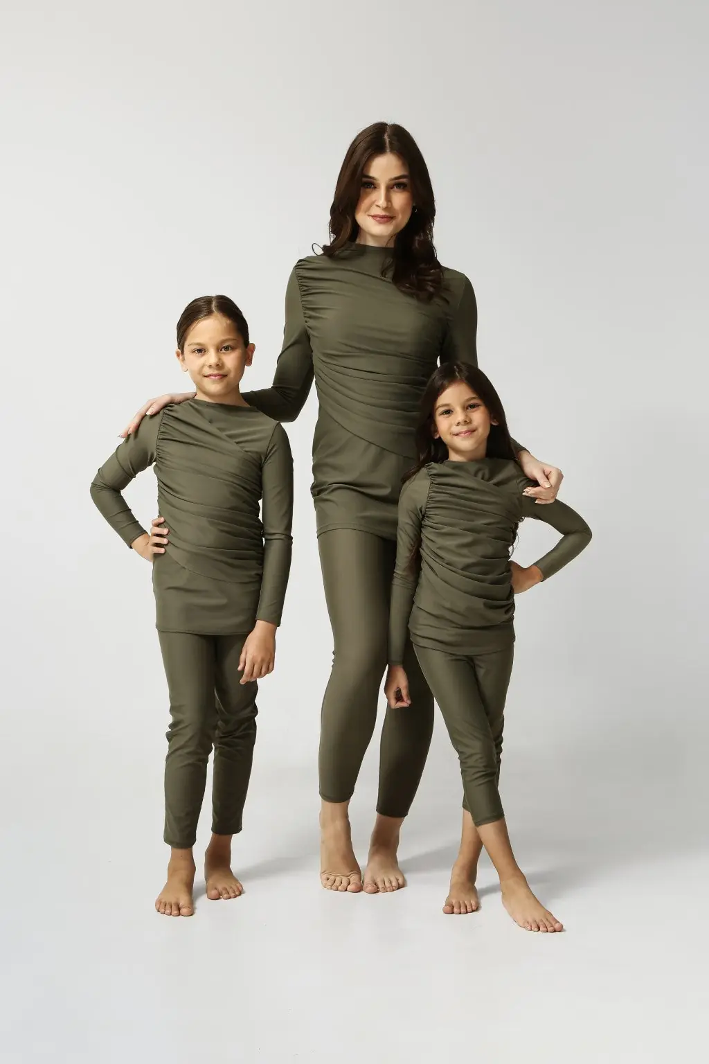 Diana Kids Two Piece Swimwear - Olive, photo 2