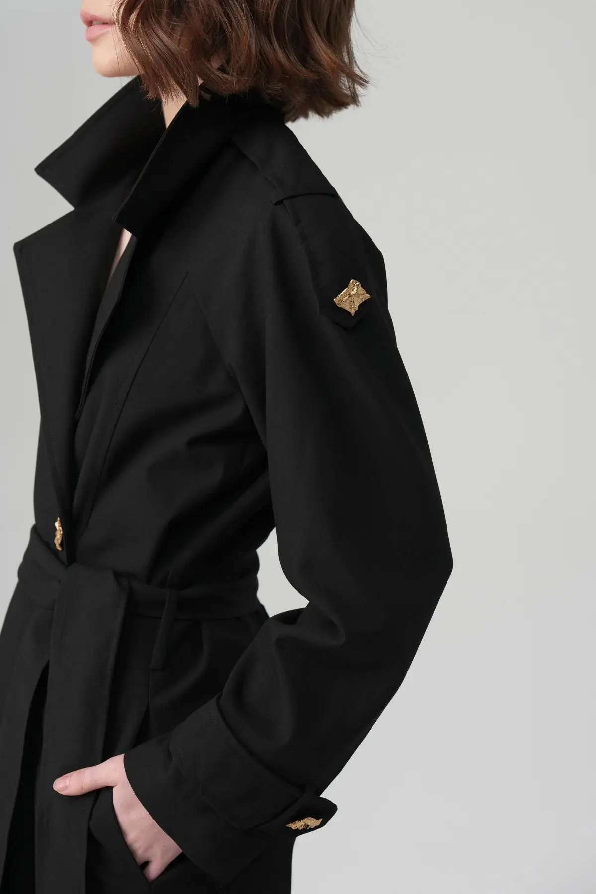 Lorin Long Jacket & Trousers Set – Black, photo 5