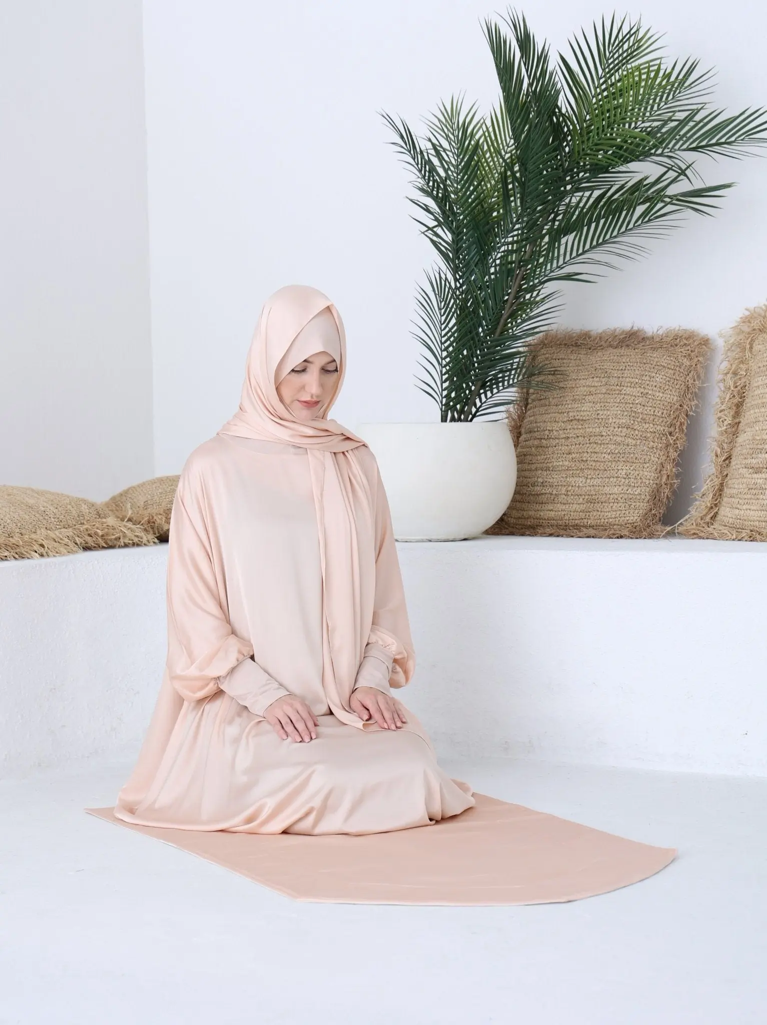 Coral Peach Prayer Mat, photo 3