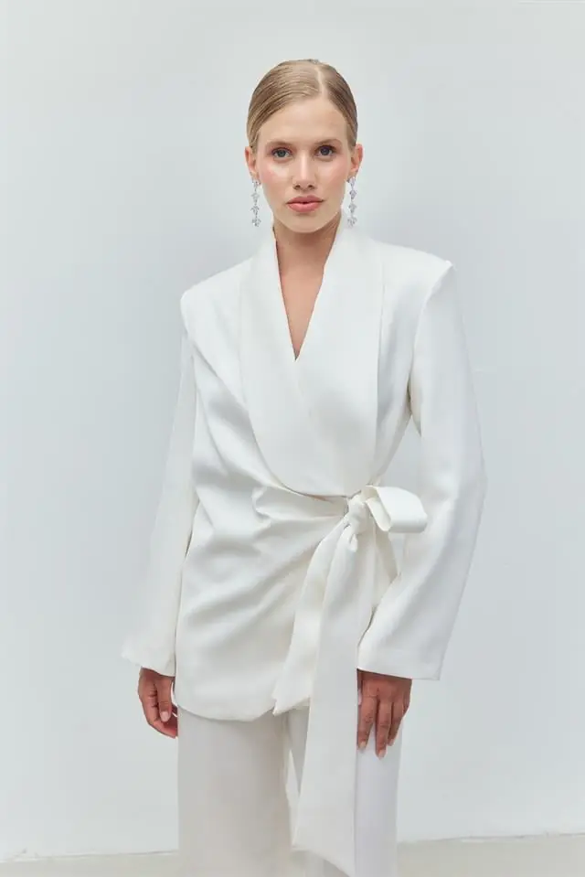 Pure Elegance Silk Set — White, photo 2