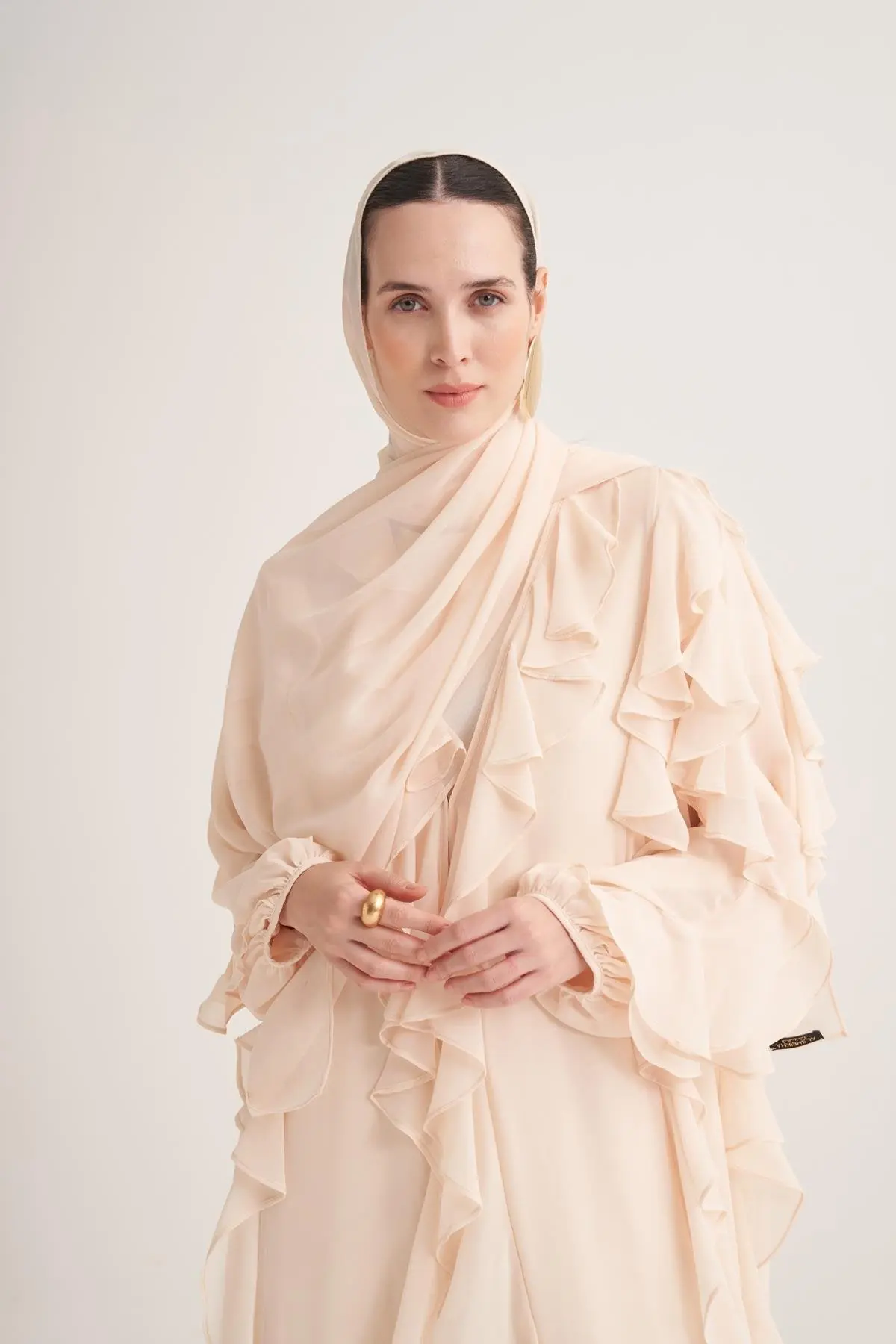 Lola Abaya & Scarf – Light Yellow, photo 3