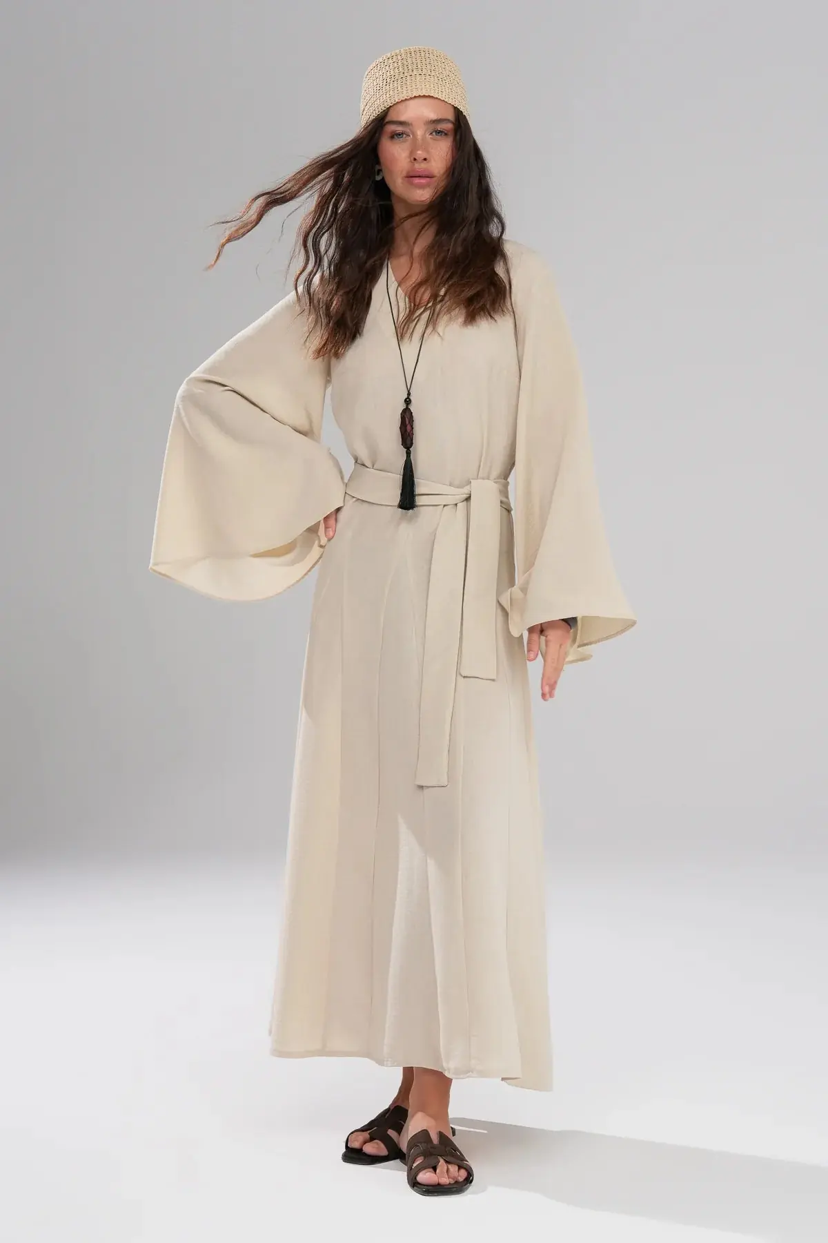 Dessert Sun Dress - Beige