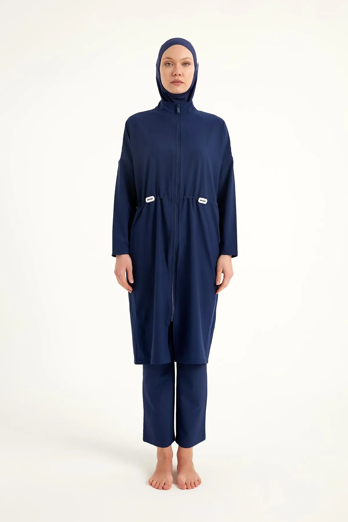 Navy Full Coverage Modest Swimwear Burkini Set M2507-2, photo 6