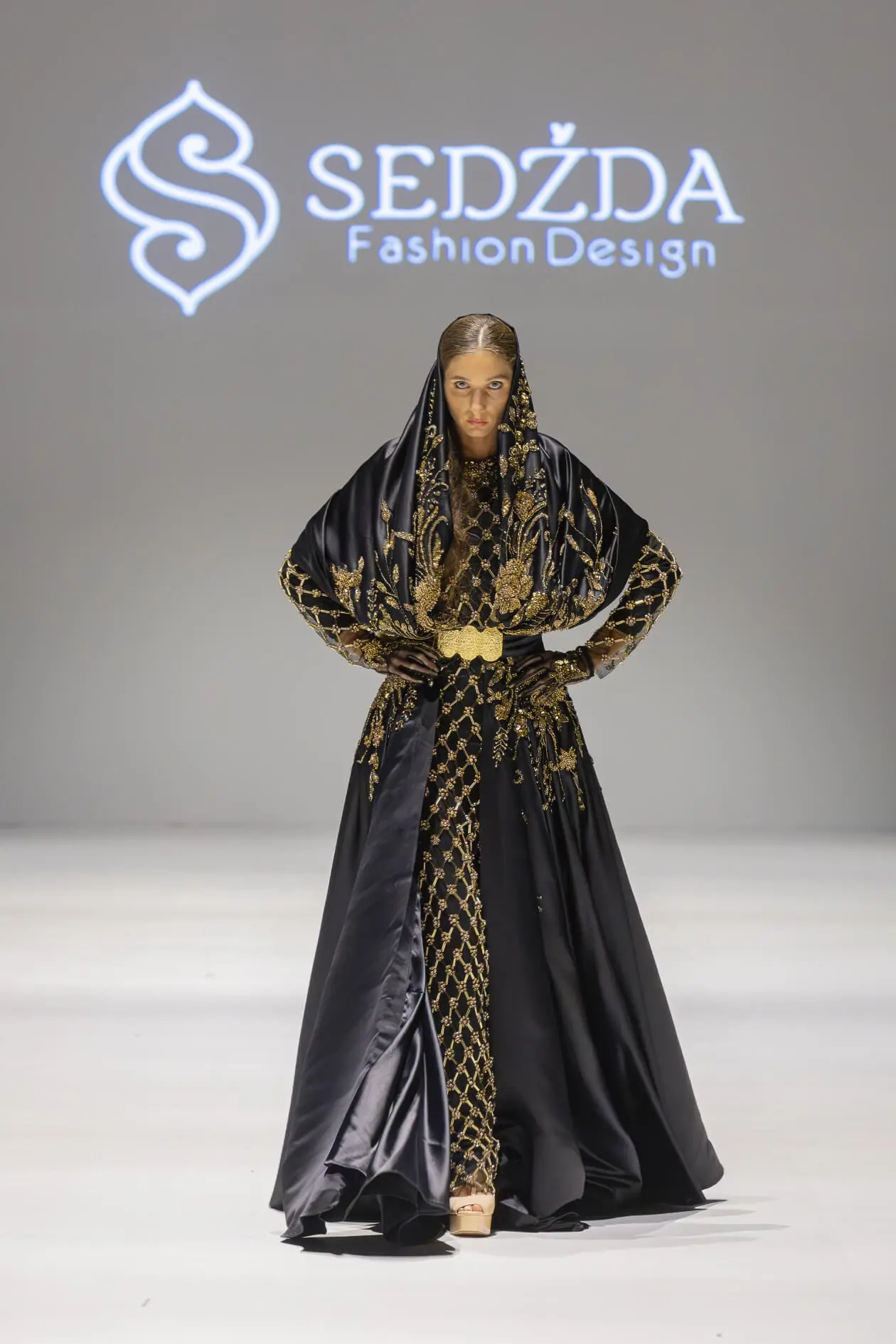 Model 04 The Power of Pain Gown – Black