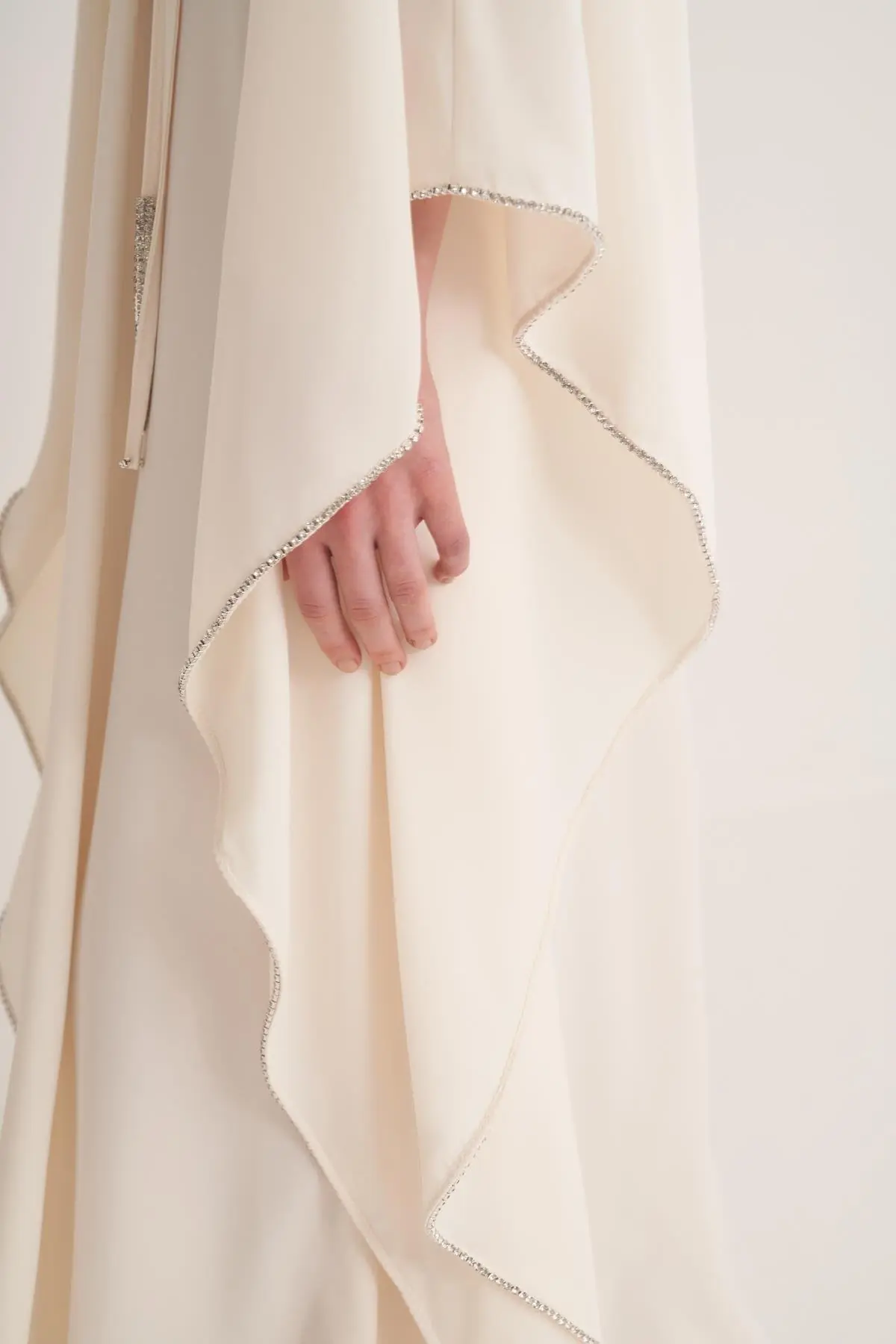 Lilah Evening Kaftan – Cream, photo 3