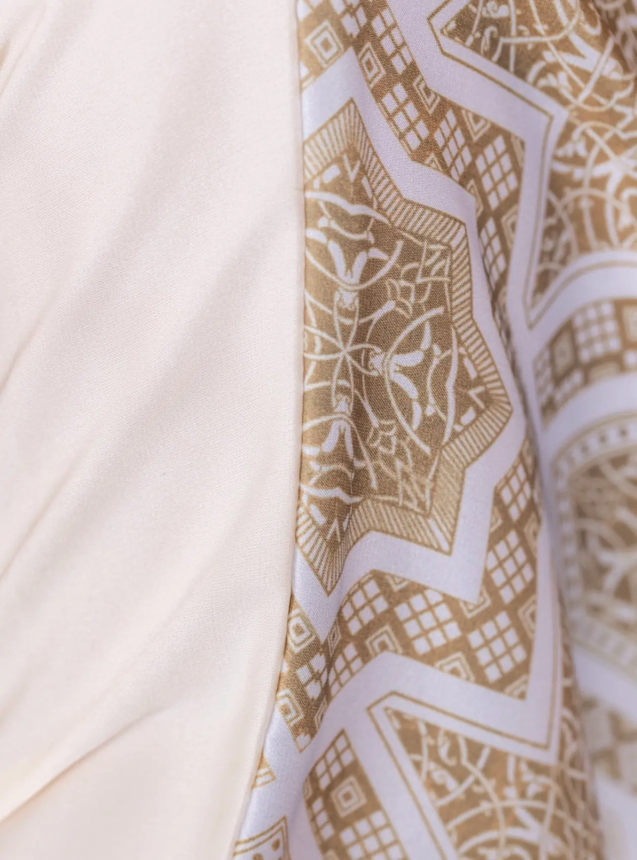 Gold Beige Silk Co-ord Set, photo 4