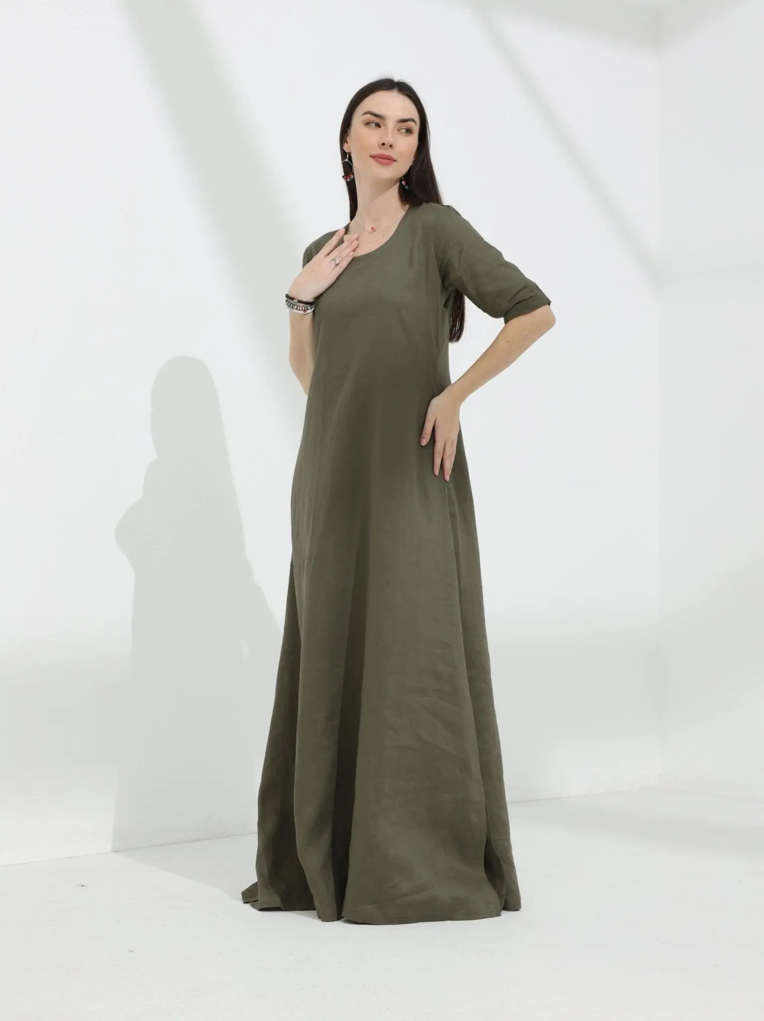 Linen Abaya dress, photo 5
