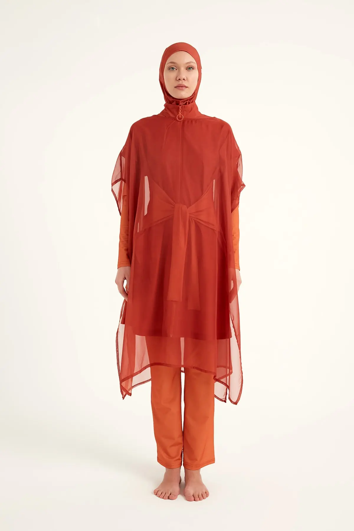Marina Silky Pareo - Orange, photo 5