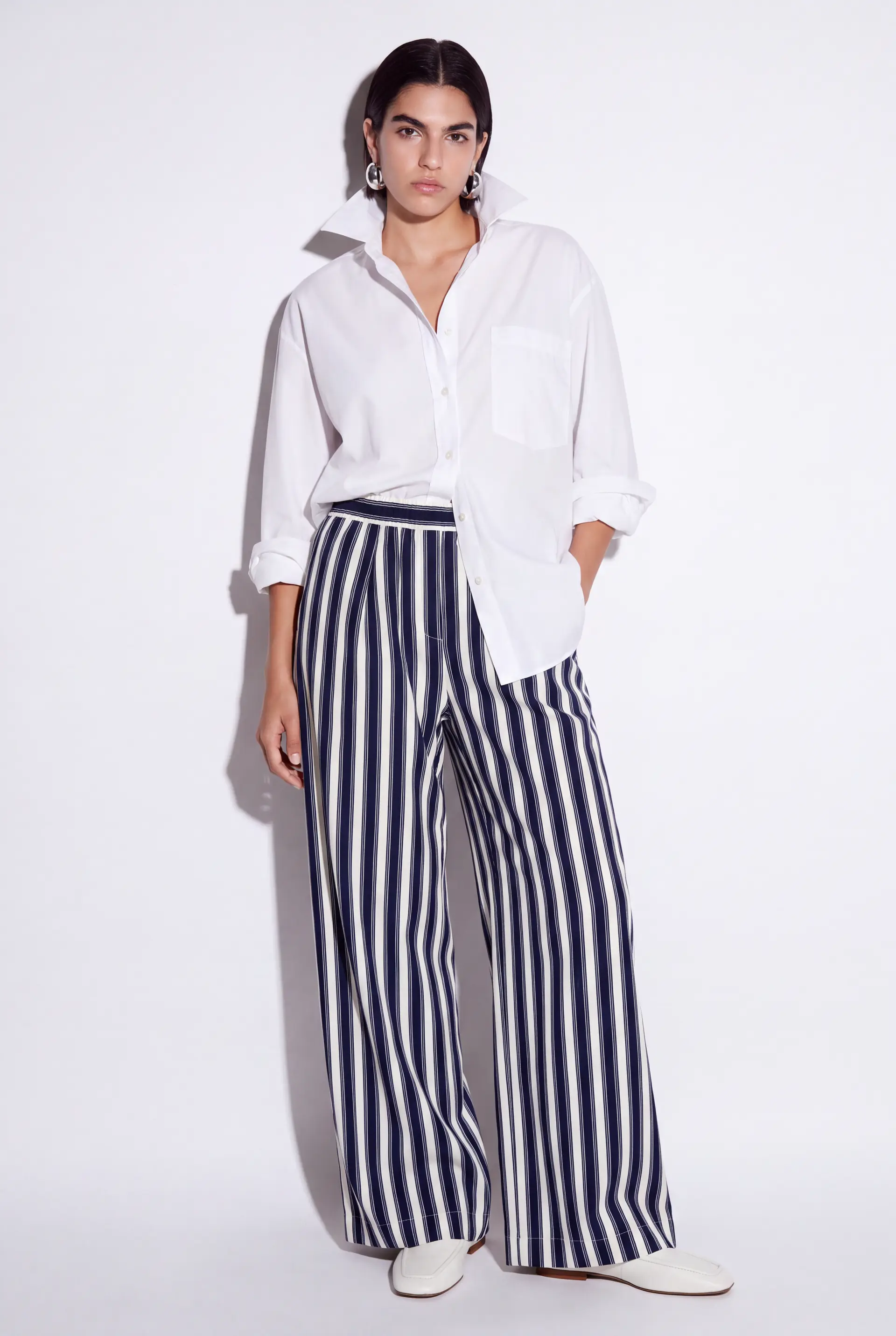 Colette Low Waist Pants 100% Cotton