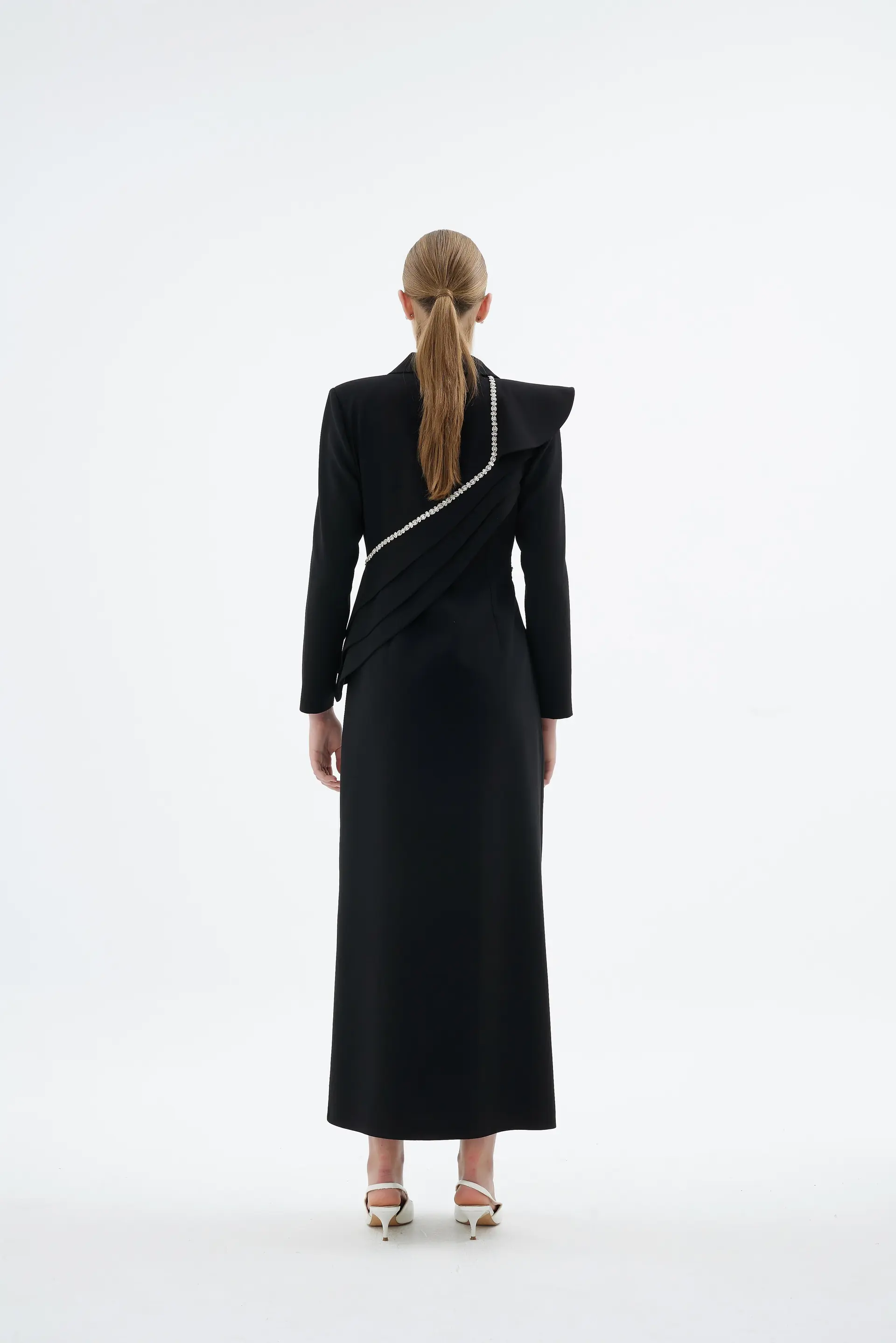 Liana Tailored Jacket Dress – Black, photo 6