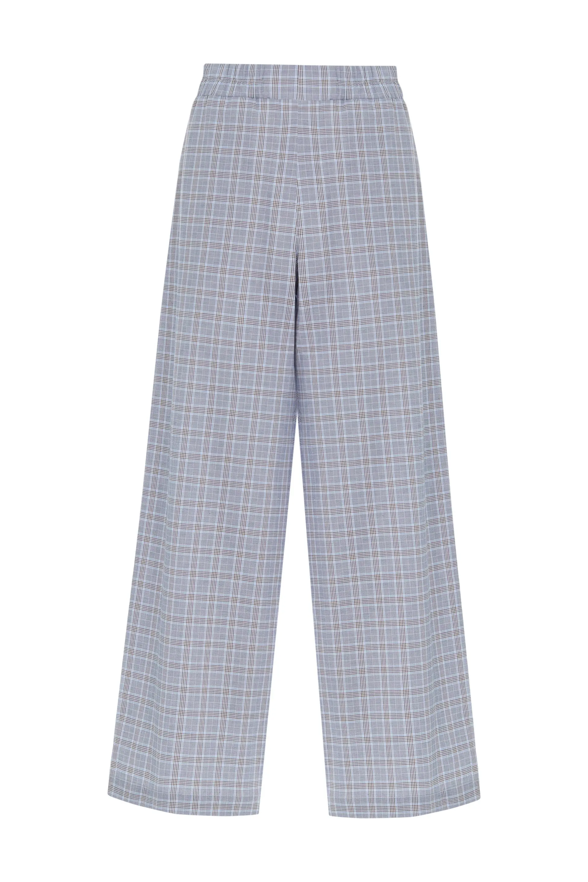 Lumila Checkered Wide Leg Trousers